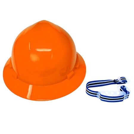 Safe Handler Professional Full Brim Hard Hat, Orange BLSH-ESSU-HDPE-HH4O